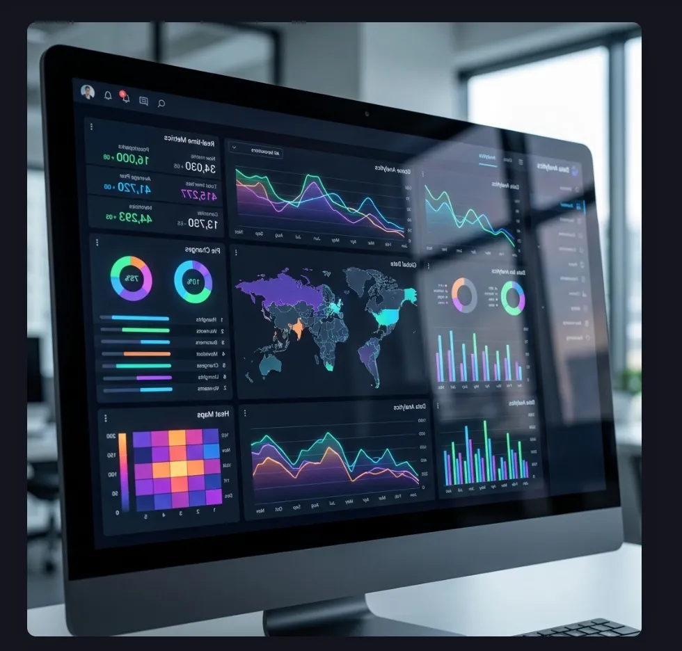 Modernes Dashboard Design