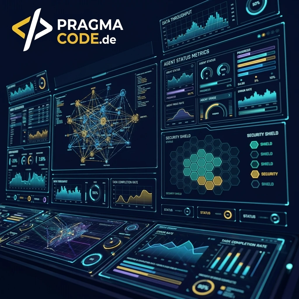 AI Control Tower Dashboard for managing multi-agent systems in SMEs