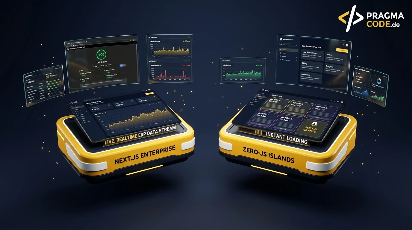 B2B Customer Portals 2026 Next.js vs Astro Architectural Comparison and Performance Benchmarks