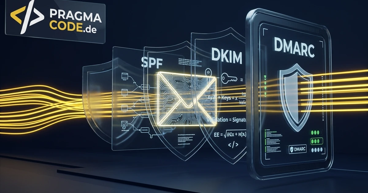 E-Mail-Zustellbarkeit und Domain-Sicherheit mit SPF, DKIM und DMARC