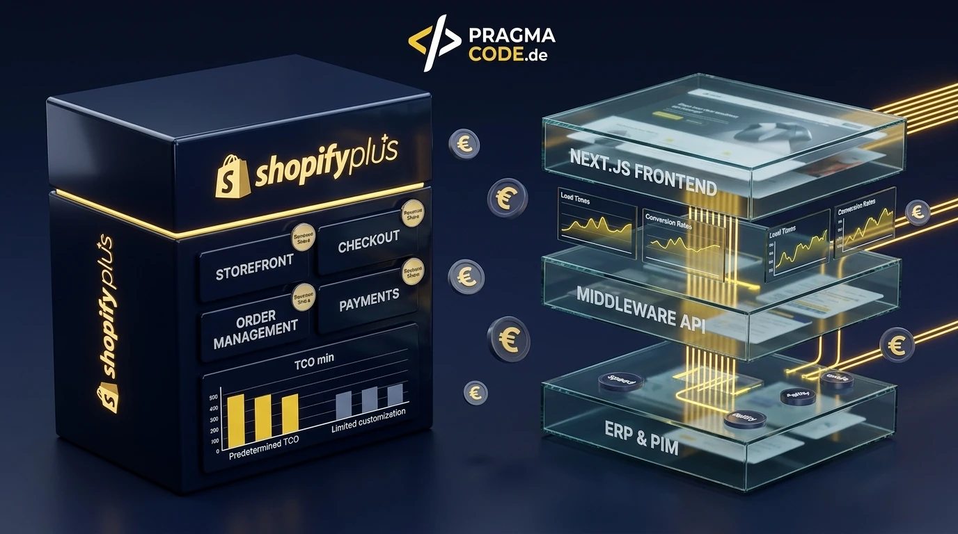 Shopify Plus vs Headless Next.js: E-Commerce Architecture and TCO Comparison for SMEs