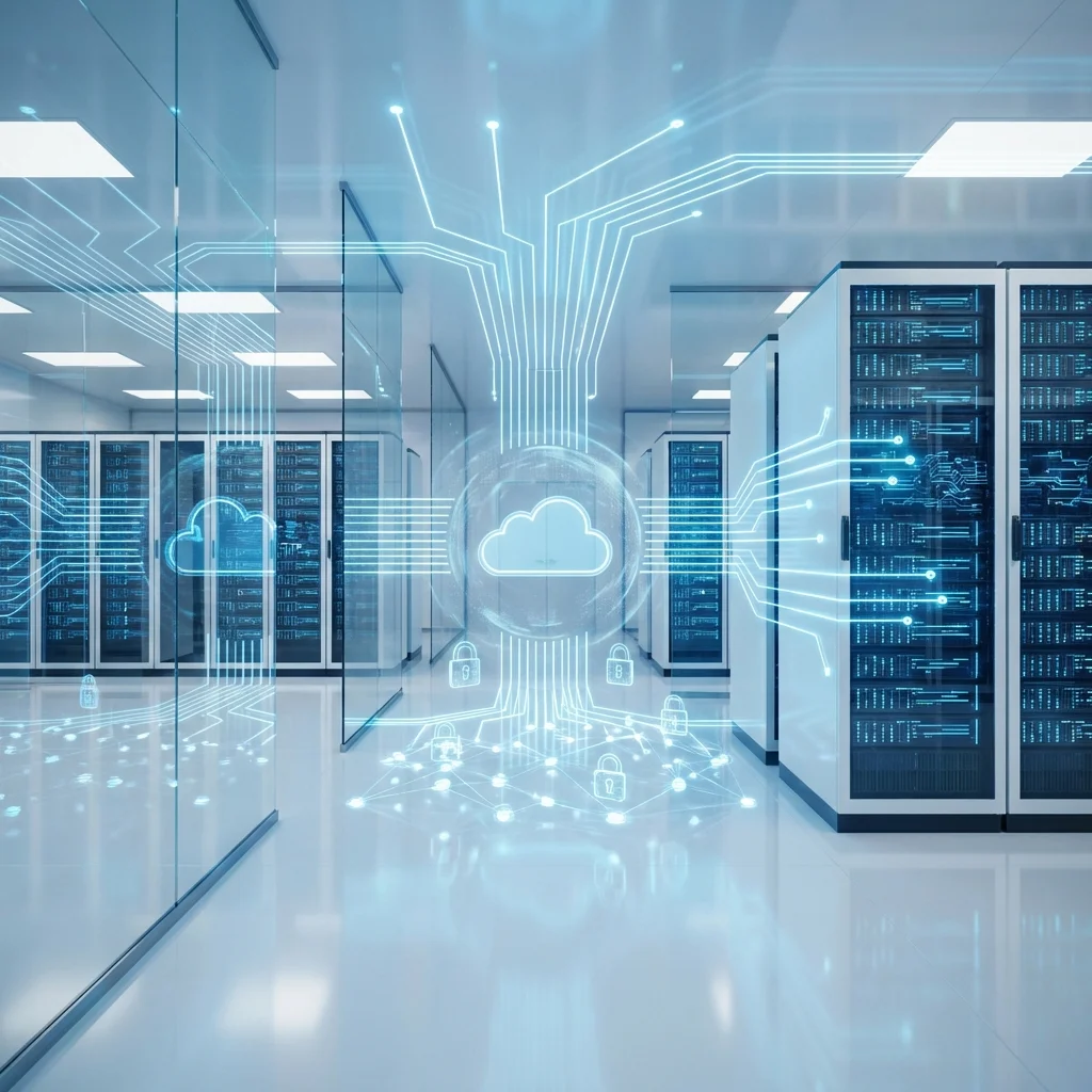 Sichere Cloud Infrastruktur Visualisierung