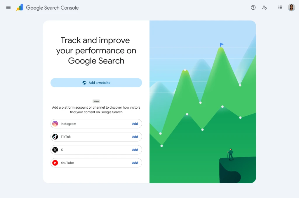 Track and improve your performance on Google Search - Plattform Accounts