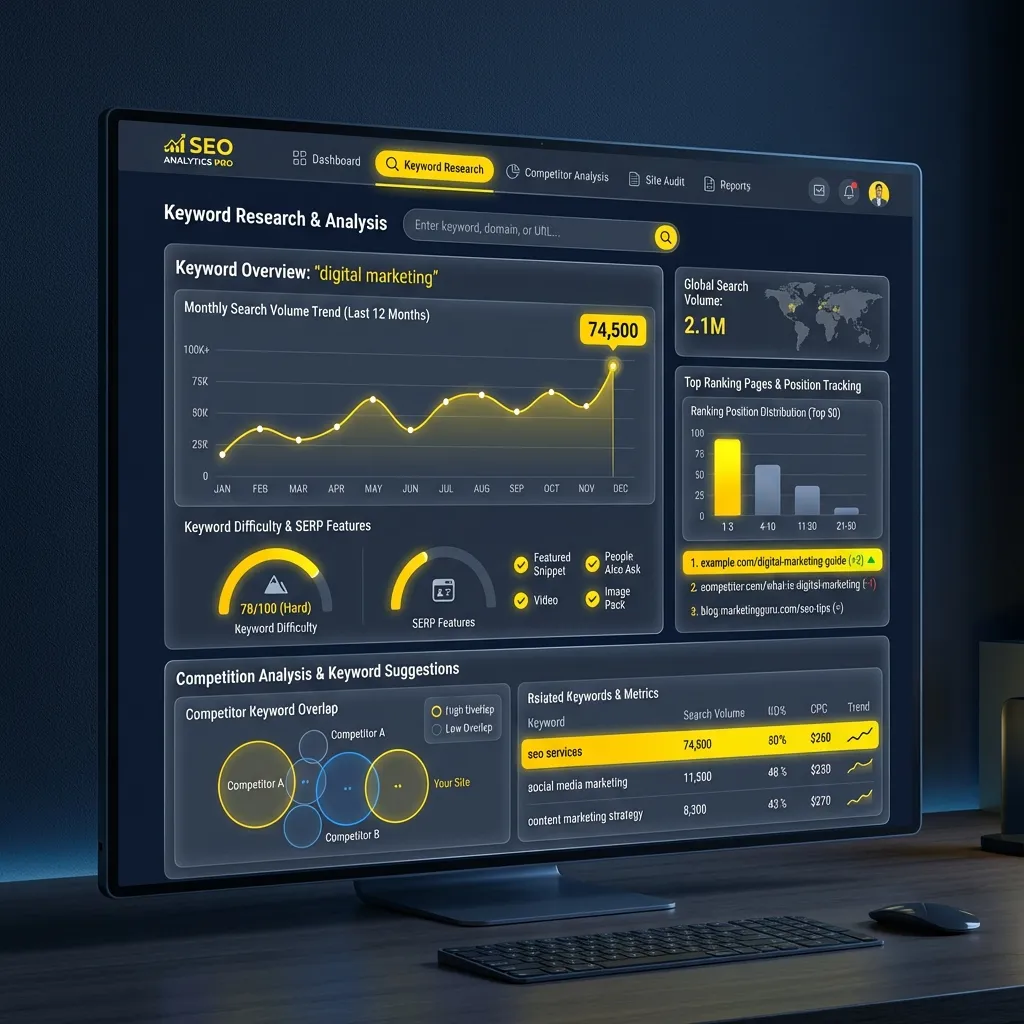 Keyword-Analyse Dashboard