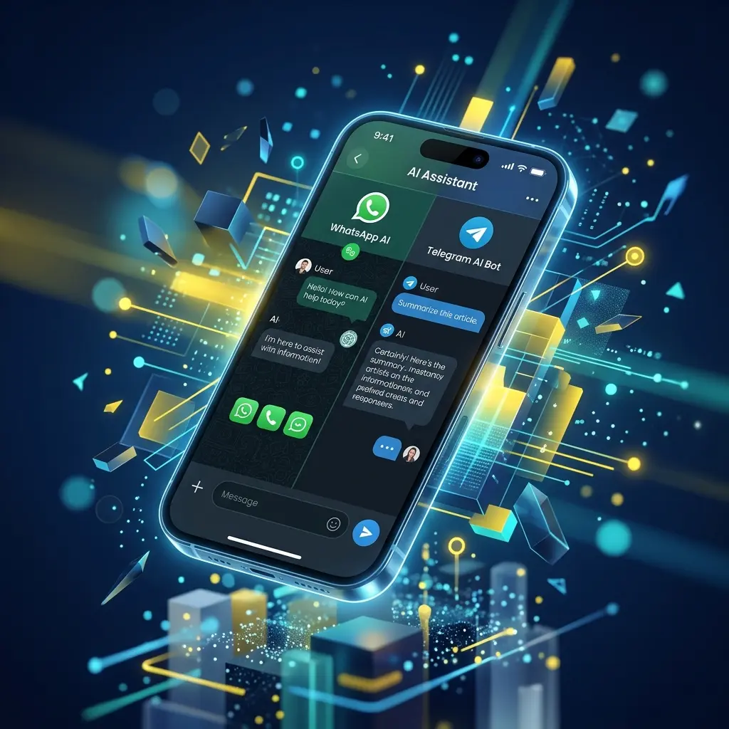 WhatsApp & Telegram KI Assistenten Interface
