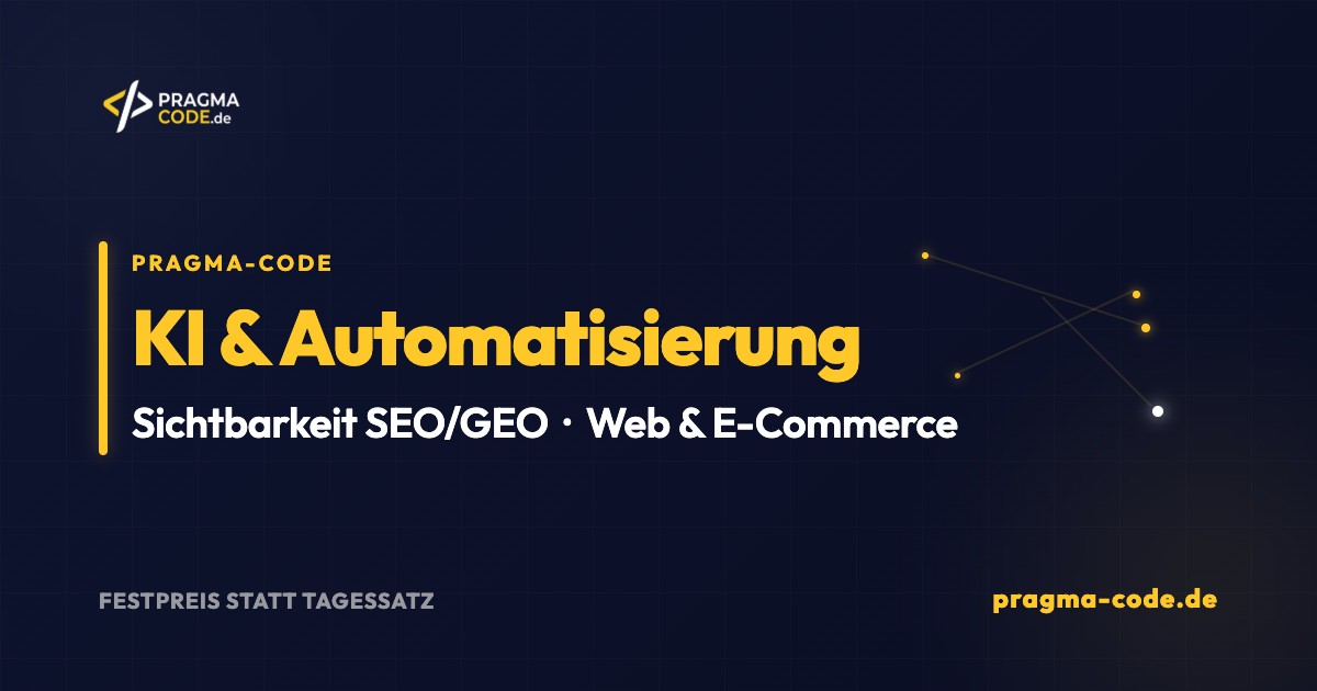 Pragma Code Pakete und Preise Übersicht