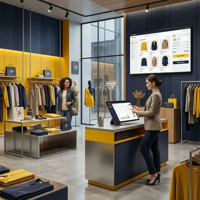 Modernes Einzelhandelsgeschäft