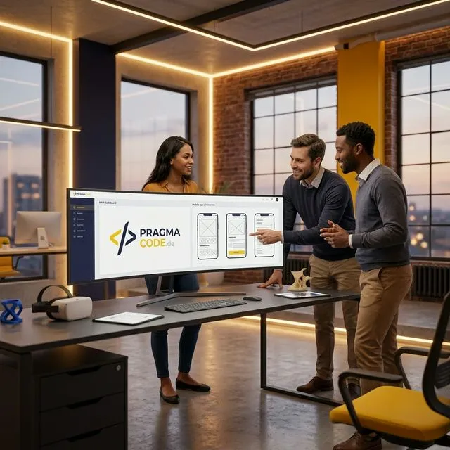 Startup Team bei der Arbeit